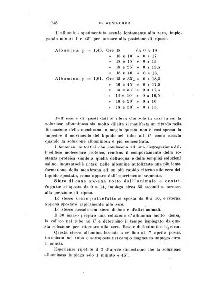 Archivio di scienze biologiche