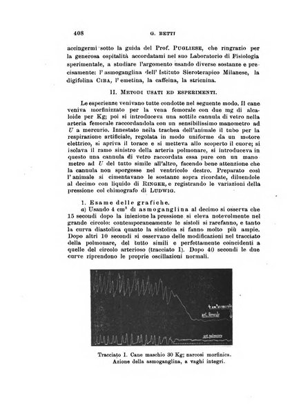 Archivio di scienze biologiche