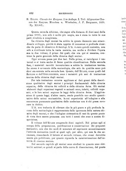 Archivio di scienze biologiche