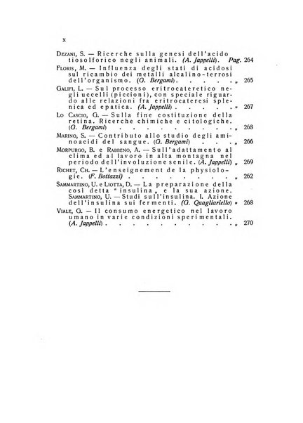 Archivio di scienze biologiche