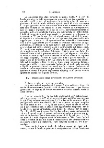 Archivio di scienze biologiche