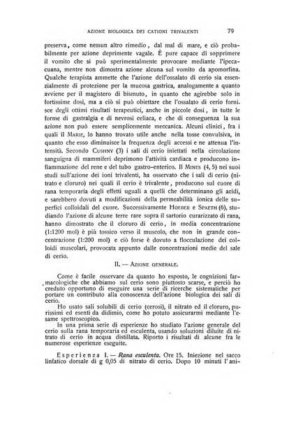 Archivio di scienze biologiche