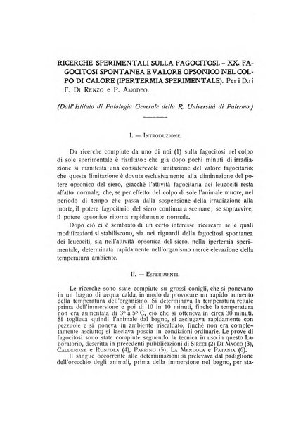 Archivio di scienze biologiche