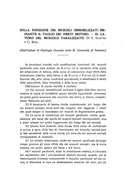 Archivio di scienze biologiche