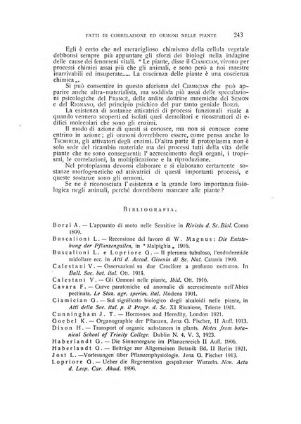 Archivio di scienze biologiche