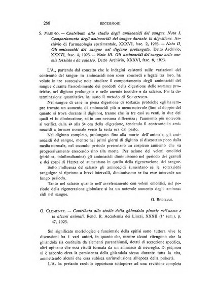 Archivio di scienze biologiche