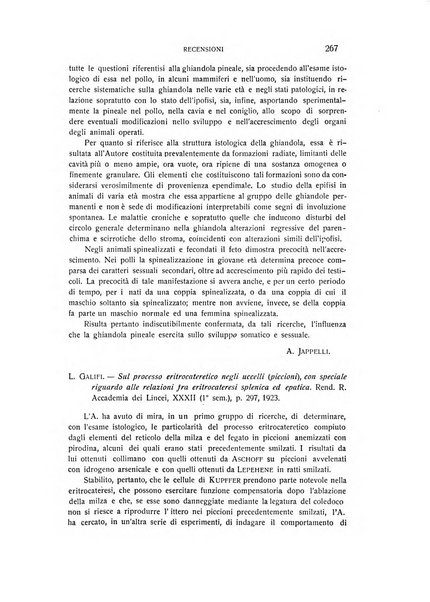 Archivio di scienze biologiche