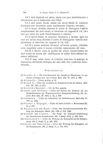 Archivio di scienze biologiche