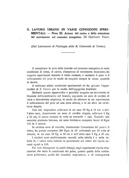 Archivio di scienze biologiche