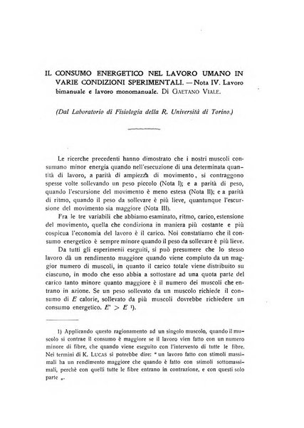 Archivio di scienze biologiche