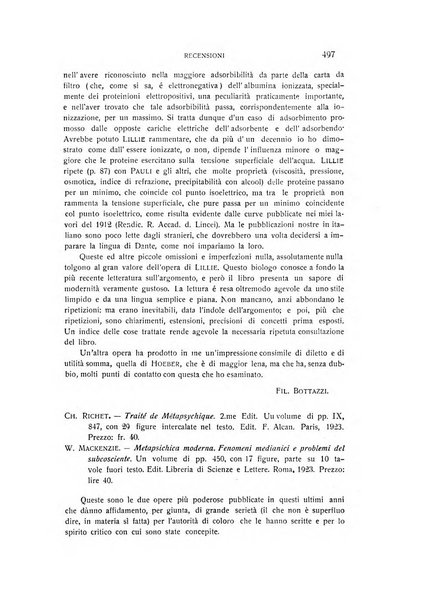 Archivio di scienze biologiche