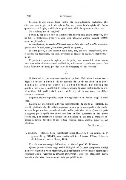 Archivio di scienze biologiche