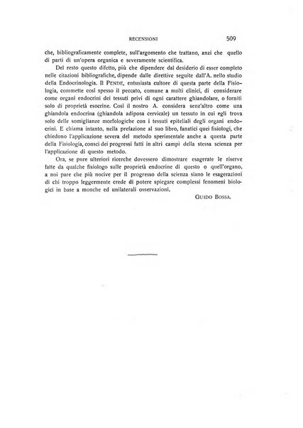 Archivio di scienze biologiche