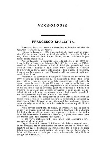 Archivio di scienze biologiche