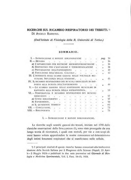 Archivio di scienze biologiche