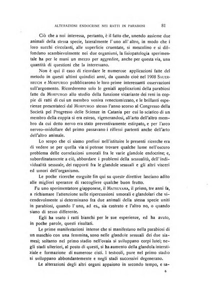 Archivio di scienze biologiche