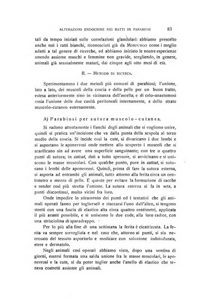 Archivio di scienze biologiche