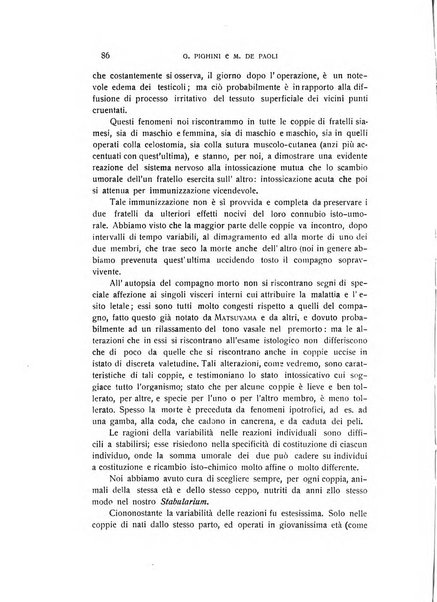 Archivio di scienze biologiche