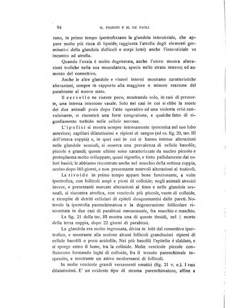 Archivio di scienze biologiche