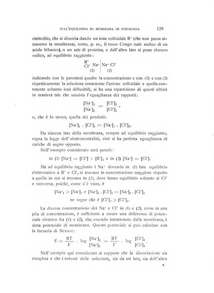 Archivio di scienze biologiche