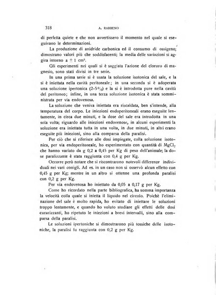 Archivio di scienze biologiche