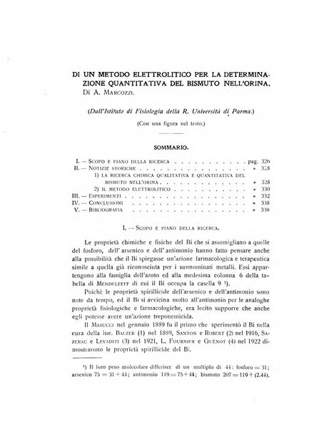 Archivio di scienze biologiche