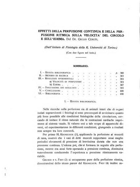 Archivio di scienze biologiche