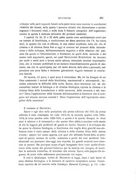 Archivio di scienze biologiche