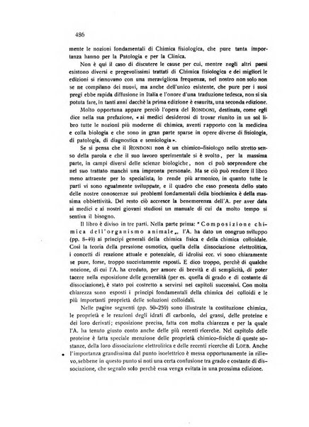 Archivio di scienze biologiche