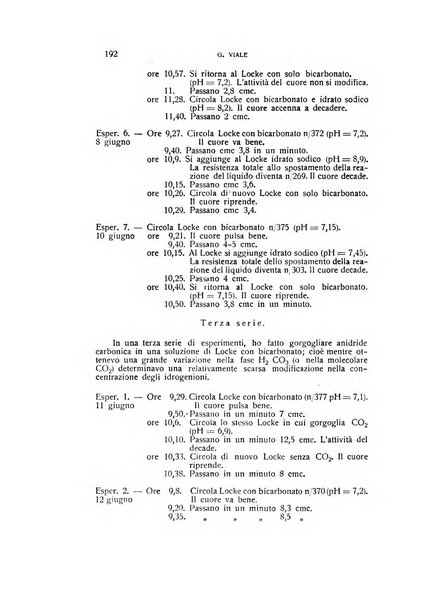 Archivio di scienze biologiche