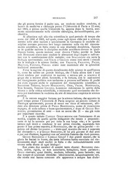 Archivio di scienze biologiche