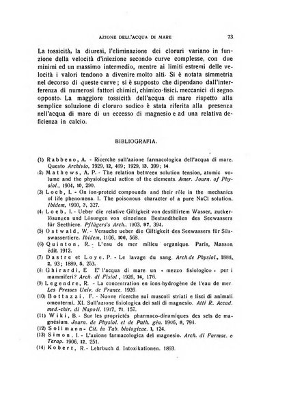 Archivio di scienze biologiche