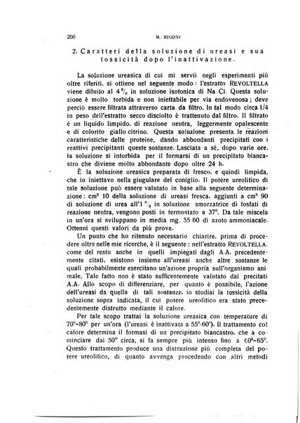 Archivio di scienze biologiche