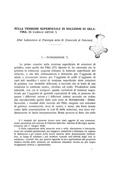 Archivio di scienze biologiche