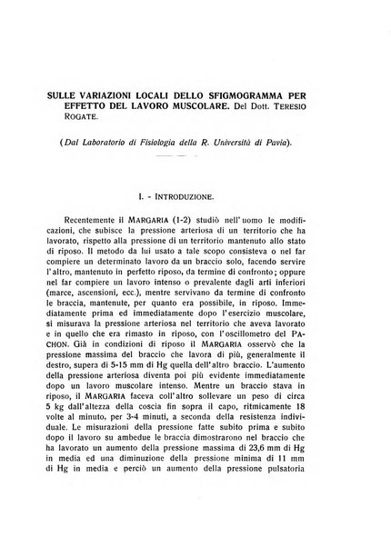 Archivio di scienze biologiche