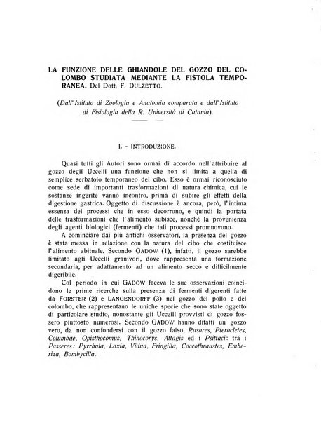 Archivio di scienze biologiche