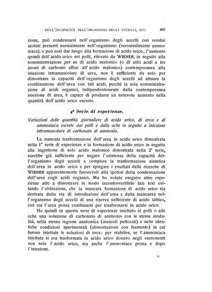 Archivio di scienze biologiche