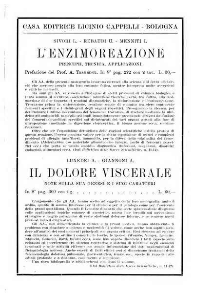 Archivio di scienze biologiche