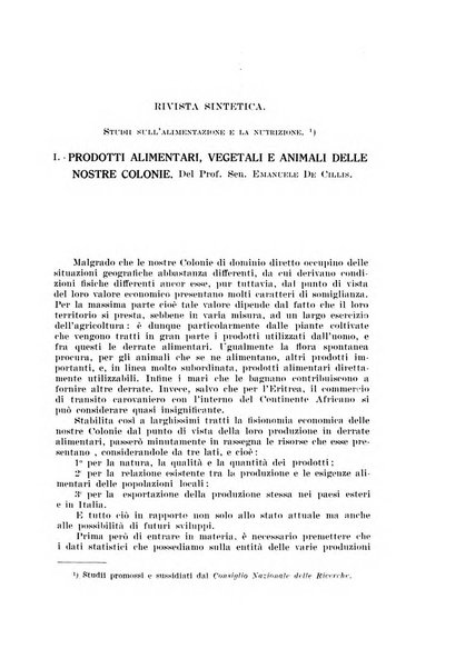 Archivio di scienze biologiche