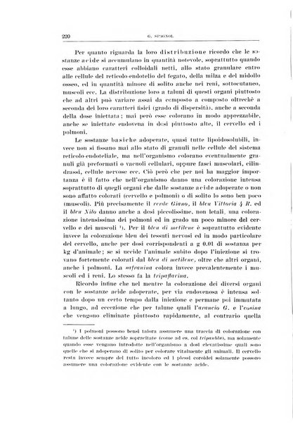 Archivio di scienze biologiche