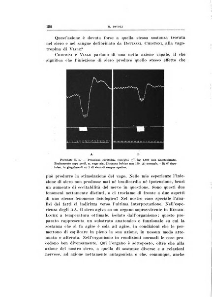 Archivio di scienze biologiche