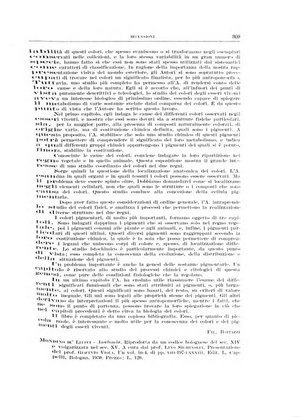 Archivio di scienze biologiche