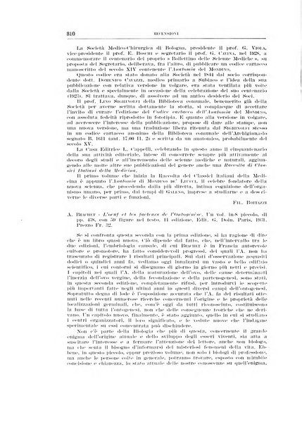 Archivio di scienze biologiche