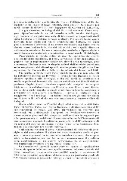 Archivio di scienze biologiche