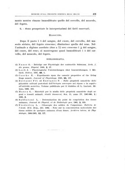 Archivio di scienze biologiche