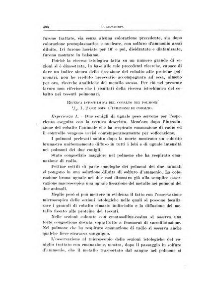 Archivio di scienze biologiche