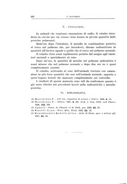 Archivio di scienze biologiche