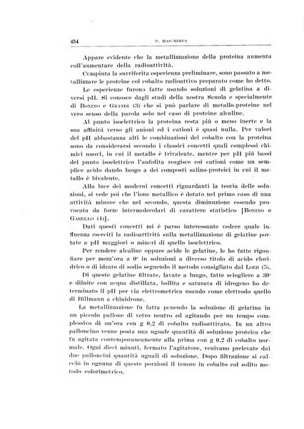 Archivio di scienze biologiche