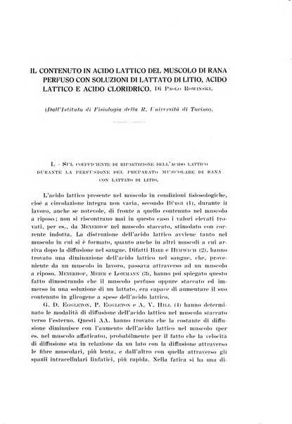 Archivio di scienze biologiche