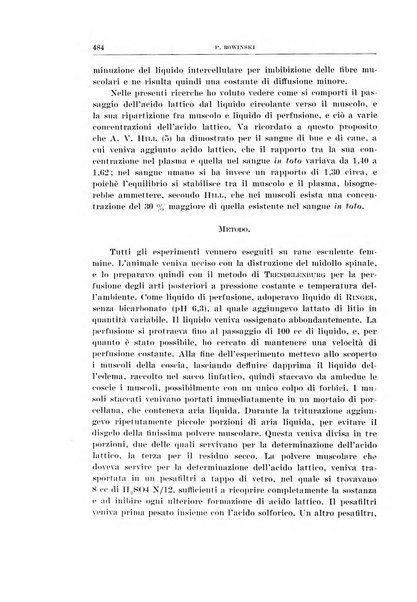 Archivio di scienze biologiche